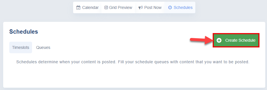 Screenshot showing how to create a new recurring schedule