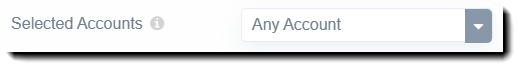 Screenshot showing how to select social accounts to publish to